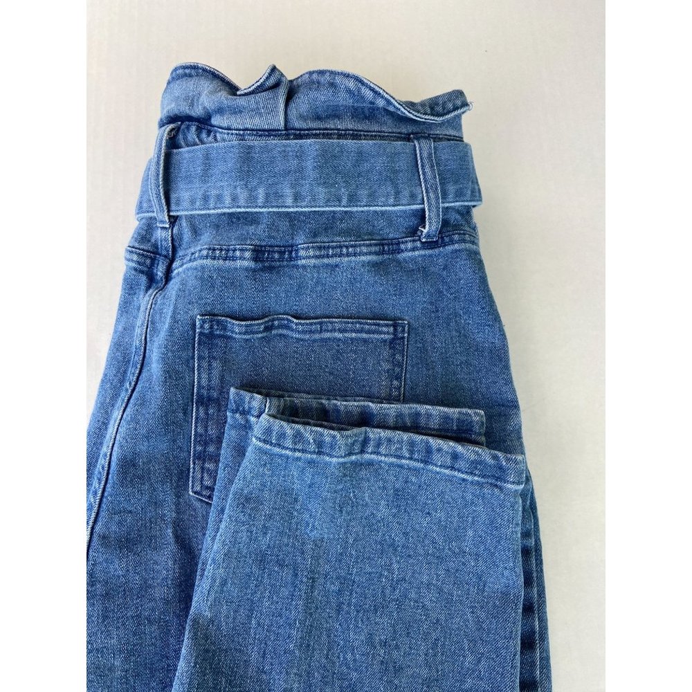 ✨2/$20✨ Who What Where Hight Waiste Baggy Cropped Angle Denim jeans Size 14 - Picture 5 of 7